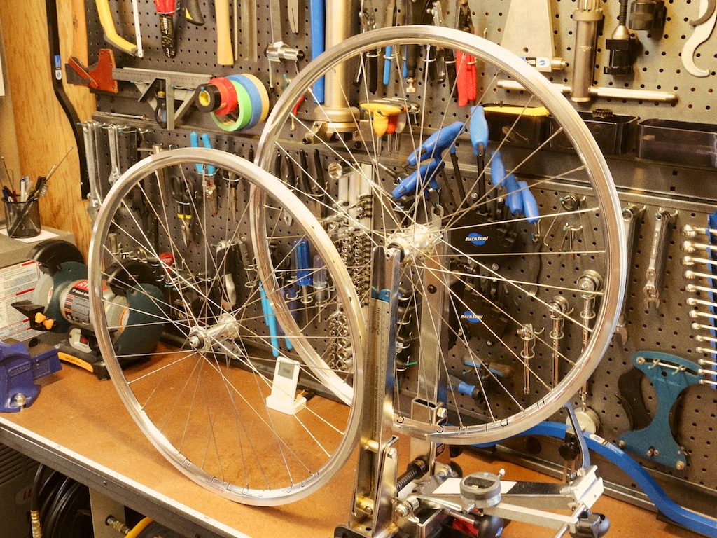Laced to Archetype rims with butted spokes