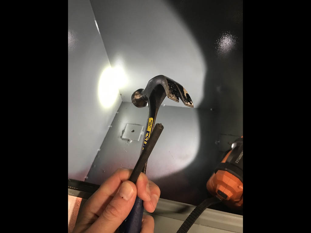 Mark holes with a transfer punch
