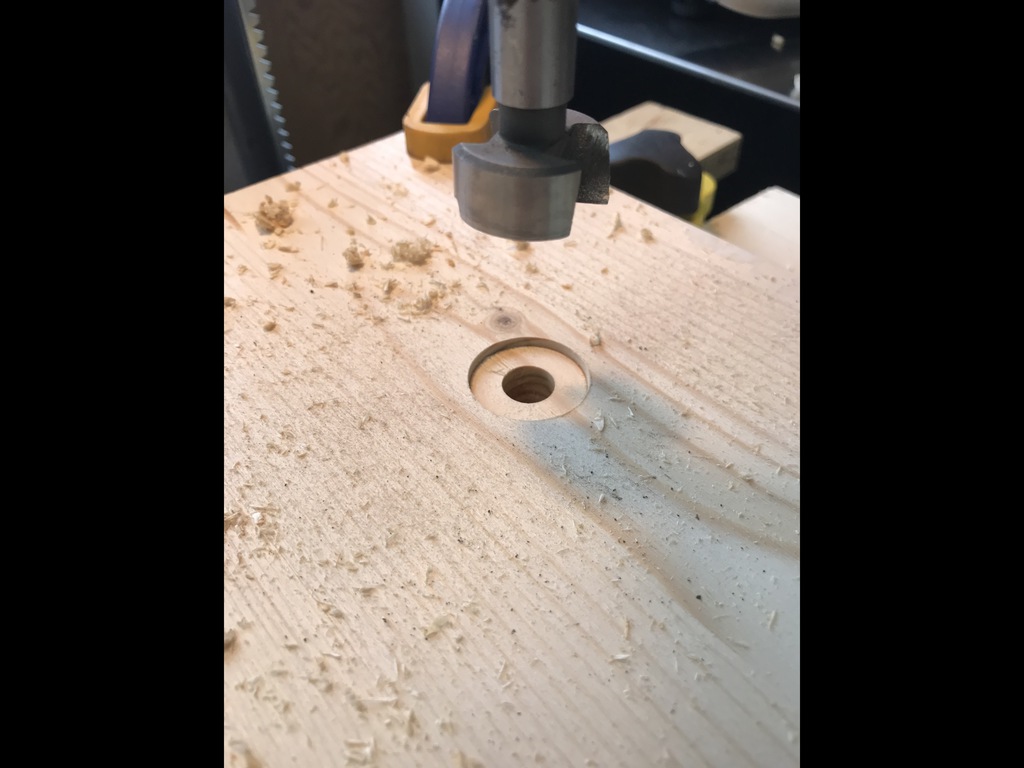 Through hole and relieved seat