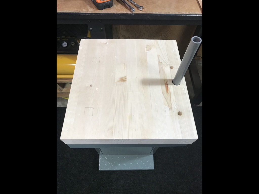 Drilled for spoke machine